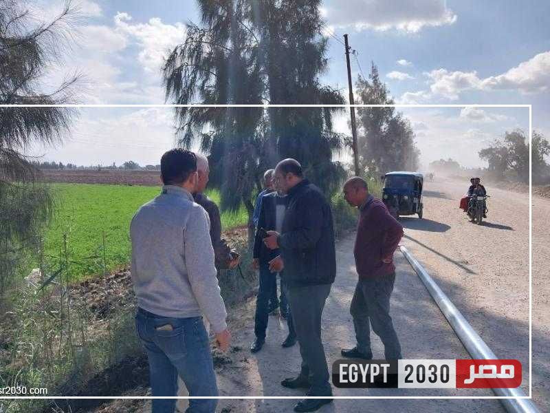 الانتهاء من أعمال تجديد وإحلال خط الإنارة العامة بطريق «الجرايدة - بيلا»  بكفر الشيخ
