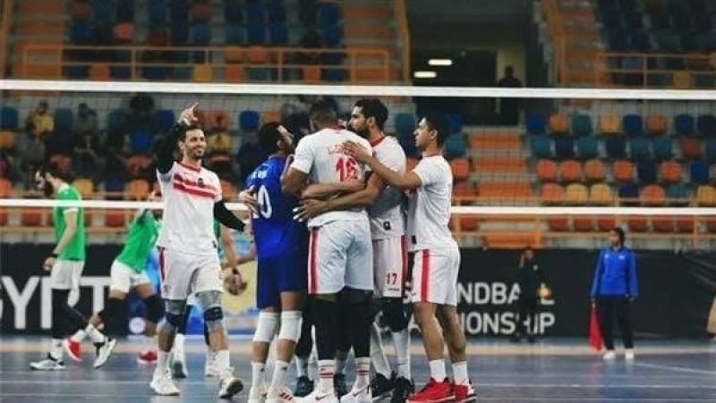 الزمالك يفوز على الداخلية في الدور التمهيدي من دوري الطائرة