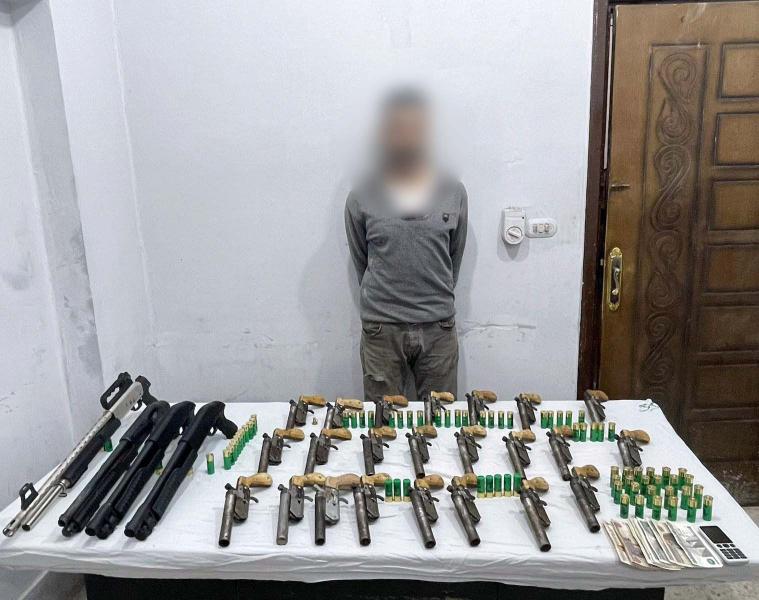القبض على عنصر إجرامي للاتجار في السلاح بالدقهلية