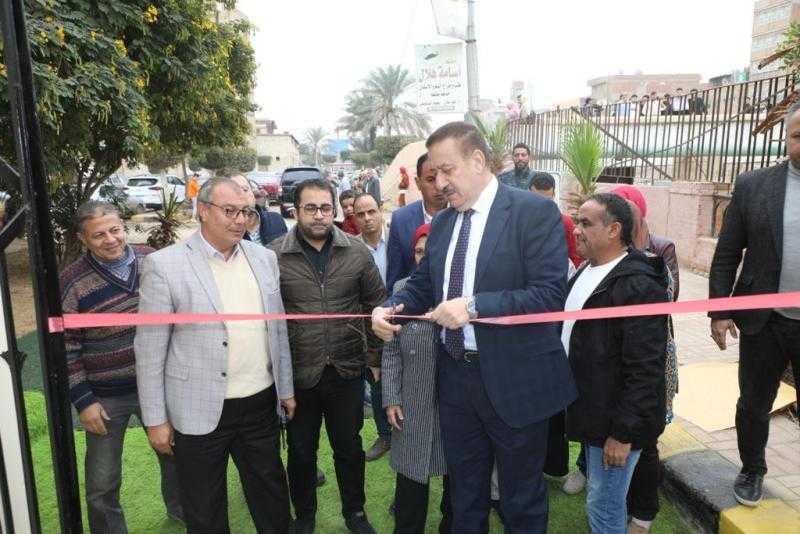 محافظ المنوفية يتفقد أعمال الرصف والتطوير بمحيط الجامعة الأهلية