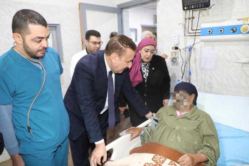 محافظ المنوفية يحيل 105 من العاملين بمستشفى قويسنا المركزي للتحقيق