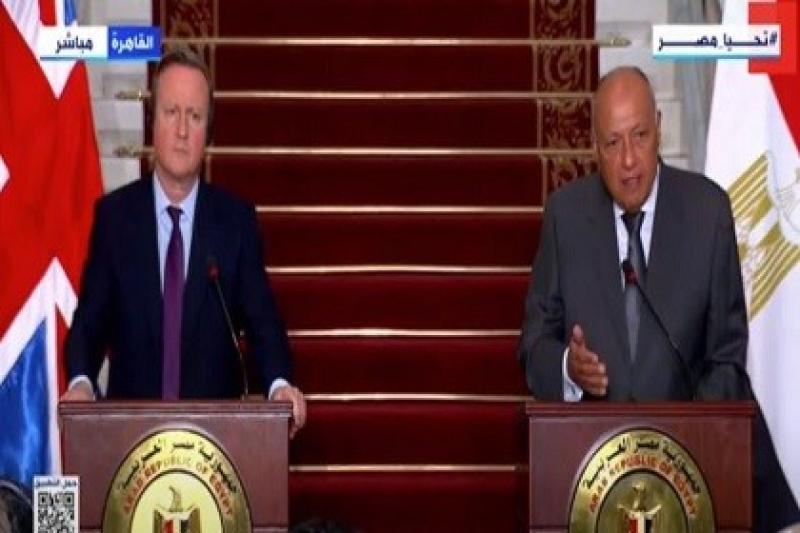 الأزمة في السودان وليبيا.. شكري يكشف تفاصيل مباحثاته مع نظيره البريطاني