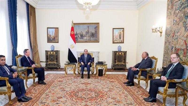 وزير خارجية بريطانيا يسلم السيسي رسالة من ريشي سوناك