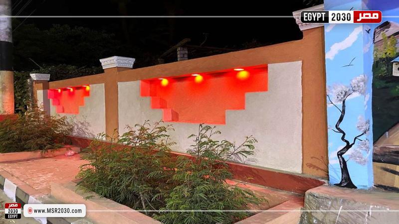مدخل قرية بناويط بمركز المراغة بسوهاج 