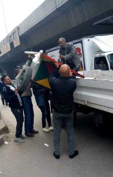 رفع 409 حالات إشغال طريق مخالف بـ4 مراكز بالبحيرة
