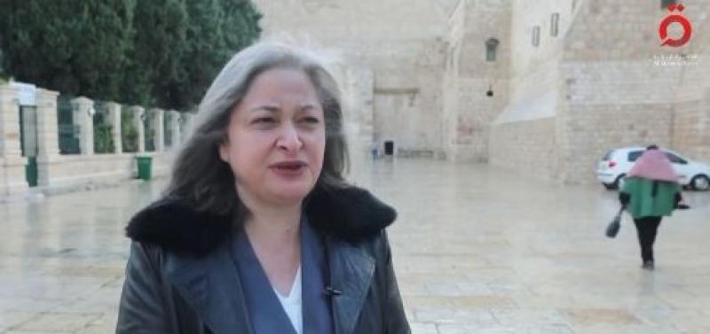 وزيرة السياحة الفلسطينية: العالم يحتفل بعيد ميلاد المسيح إلا الأرض التي شهدت ميلاده.. «فيديو»