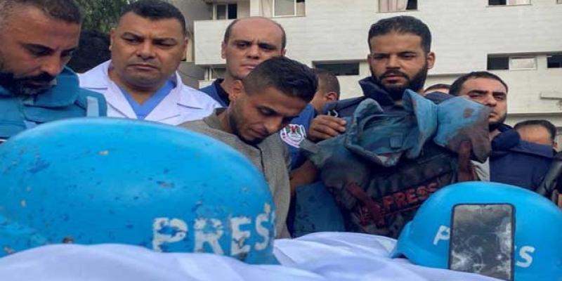 الصحفيين في قطاع غزة 
