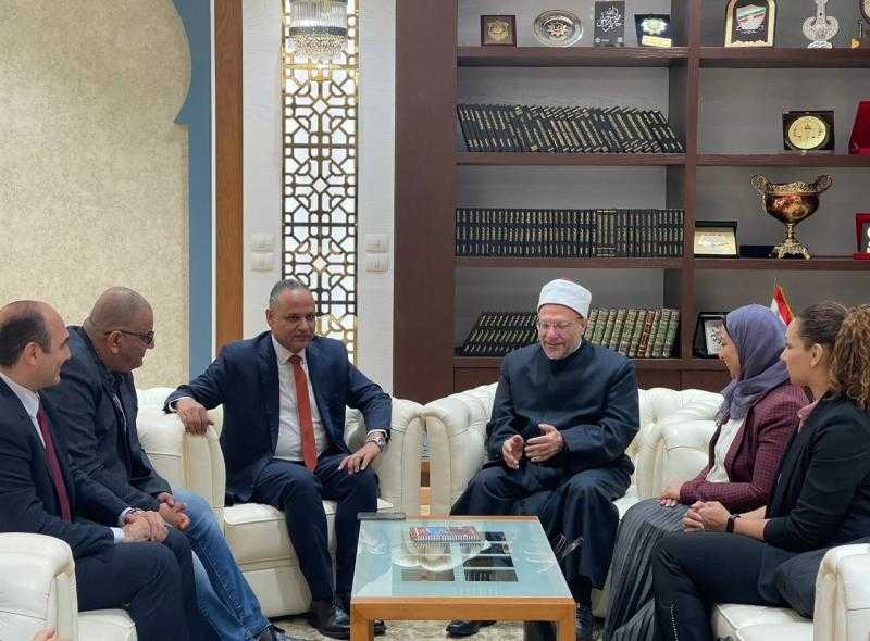 المفتي يستقبل رئيس أكاديمية البحث العلمي ويبحثان أوجه التعاون