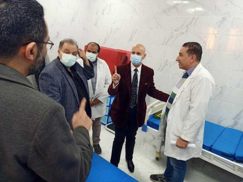 وكيل الصحة بالشرقية يتابع العمل بمستشفى الصدر