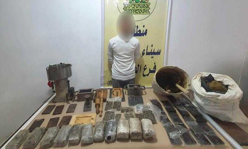 بأكثر من 4 ملايين جنيه.. سقوط تاجر مخدرات ”متلبسًا” في شمال سيناء