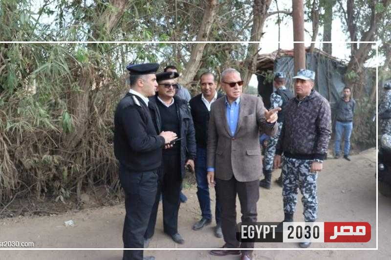 محافظ القليوبية يشن حملة مكبرة لإزالة التعديات على الأرض الزراعية بالقناطر الخيرية