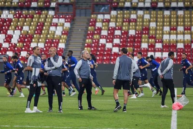 السوبر المصري| الأهلي يبدأ تدريباته استعدادا لمباراة فيوتشر
