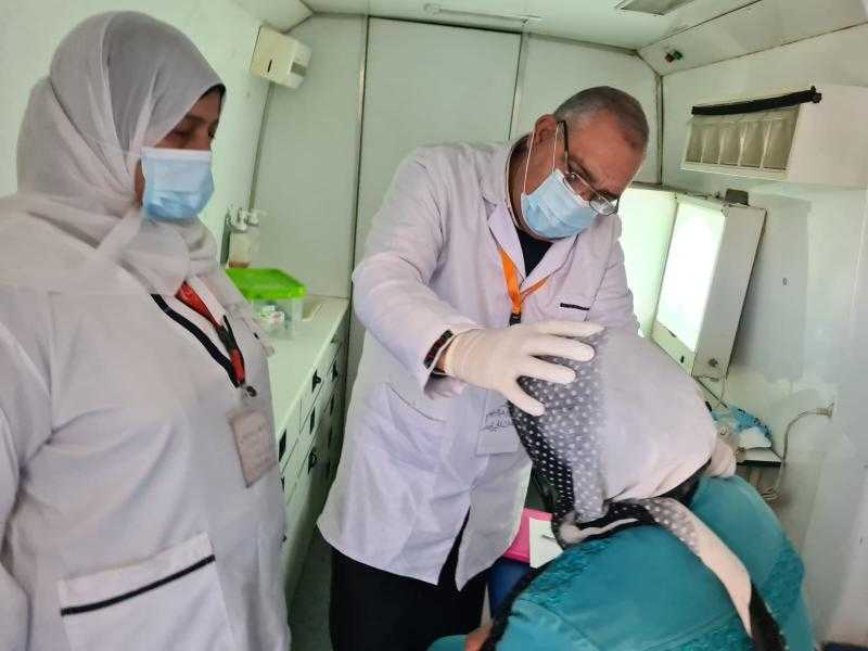 الكشف على 1279 مواطنا خلال قافلة طبية مجانية بقرية الكفاح بالبحيرة