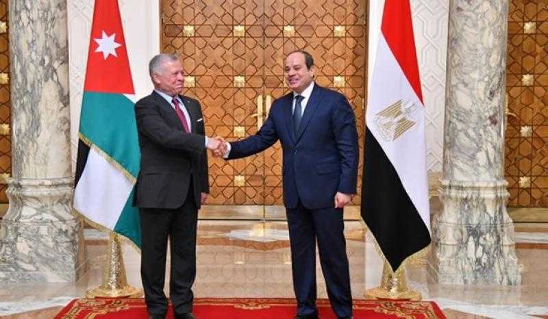 الرئاسة: قمة مصرية أردنية اليوم بالقاهرة