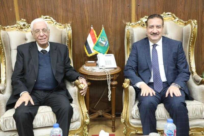 محافظ المنوفية يستقبل الدكتور حسام موافي