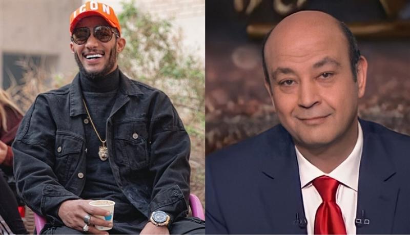 عمرو أديب ومحمد رمضان