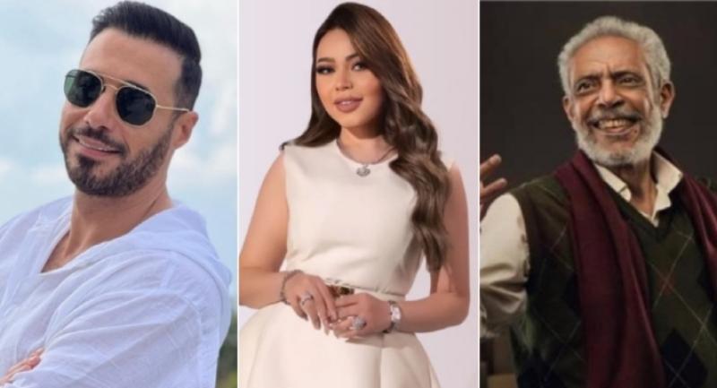 نبيل الحلفاوي وأسما إبراهيم والسعدني