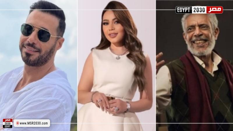 نبيل الحلفاوي وأسما إبراهيم والسعدني