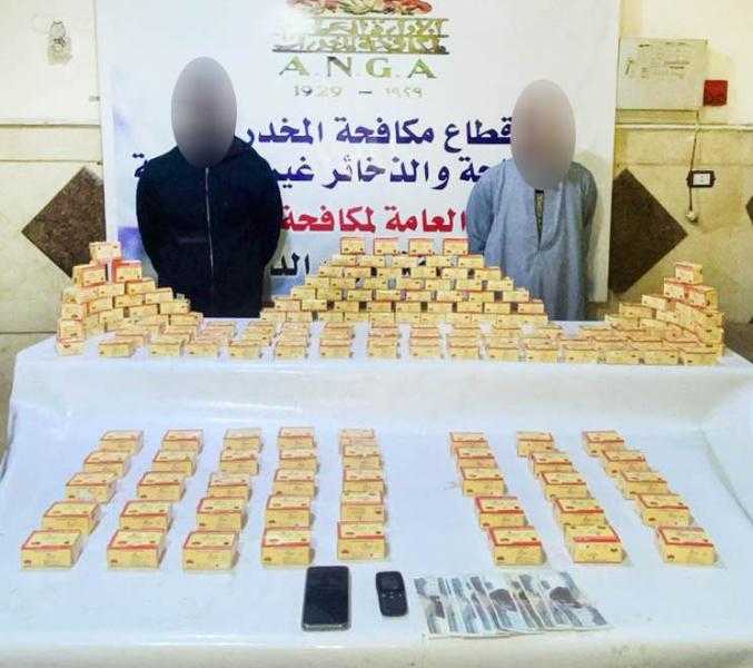 ضبط 740 طربة حشيش و5500 قرص تامول  وأسلحة نارية بالشرقية