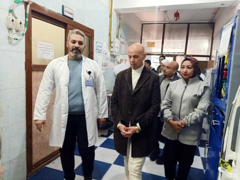 وكيل الصحة بالشرقية يتابع الخدمة الطبية بمستشفى الزقازيق العام