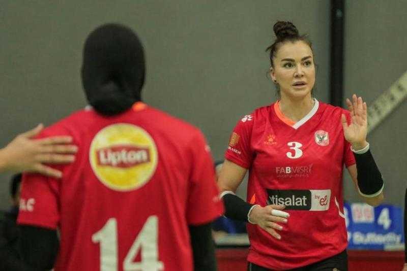 «سيدات طائرة الأهلي» يفوز على «الواي» في الدوري