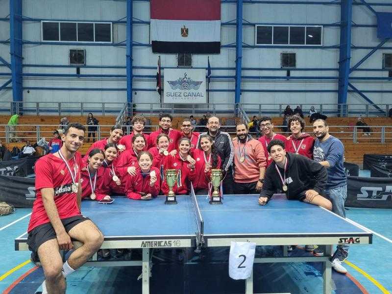 «ناشئو وناشئات» طاولة الأهلي يتوجان بلقب بطولة الجمهورية