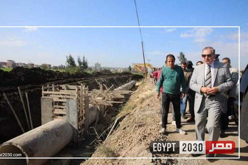 محافظ كفرالشيخ يتابع أعمال رصف وتوسعة ورفع كفاءة دائري العاصمة