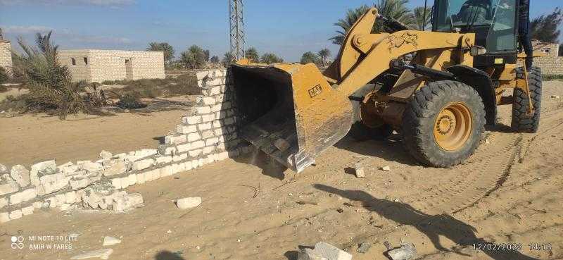 تنفيذ حملات إزالة تعد على الأراضي الزراعية بالإسماعيلية
