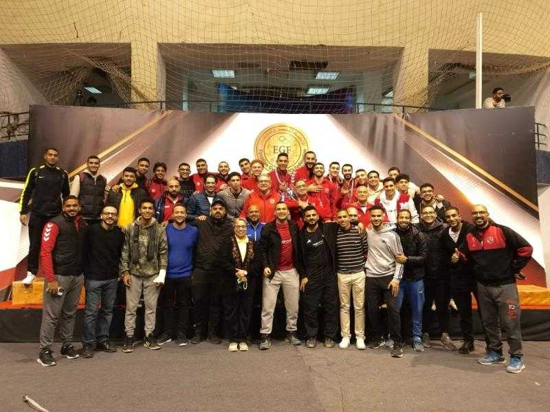 «رجال جمباز الأهلي» يتوج ببطولة الجمهورية فردي عام وفرق