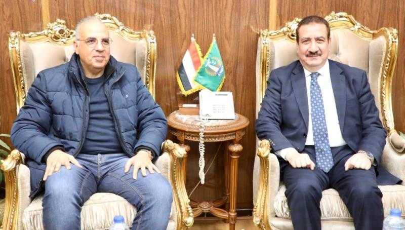 محافظ المنوفية يستقبل وزير الموارد المائية والري ويبحثان أوجه التعاون المشترك