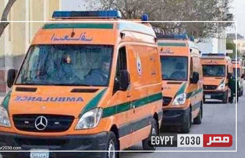 مصرع شخصين وإصابة 3 آخرين في حادث تصادم بالفيوم