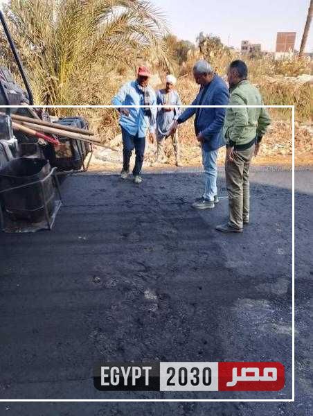 محافظ أسيوط يعلن استكمال رصف طريق كوبري المرور إلى كوبري الخياط بالبداري