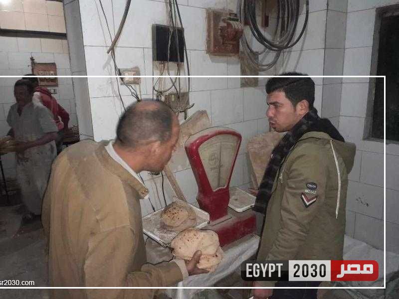 تحرير 92 مخالفة متنوعة خلال حملات على المخابز البلدية والأسواق بالمنيا