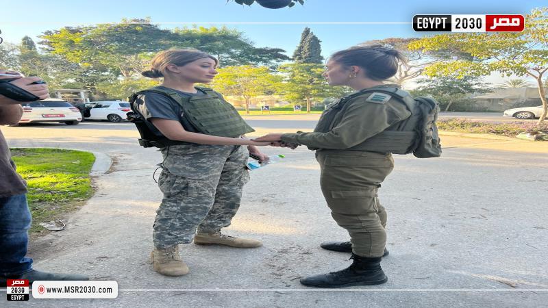 سارة عيدان في غلاف غزة