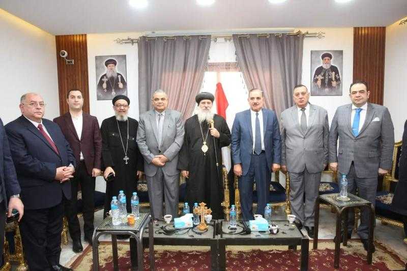 محافظ كفرالشيخ يشهد الاحتفالات بعيد الميلاد المجيد بكنيسة مارمينا