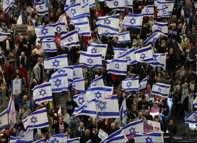 احتجاجات ضد التعديلات القضائية في إسرائيل 
