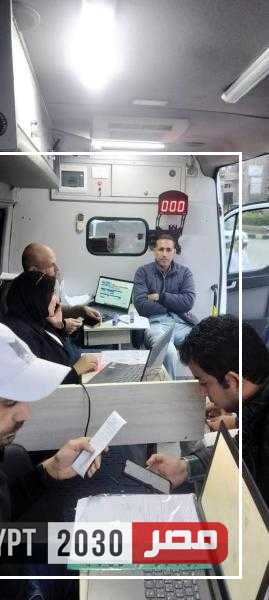 محافظ كفر الشيخ يتابع تشغيل سيارة المركز التكنولوجى المتنقل لتقديم خدمة تراخيص المحال التجارية