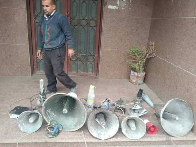 رفع 2033 حالة اشغال بنطاق 4 مراكز بمحافظة البحيرة