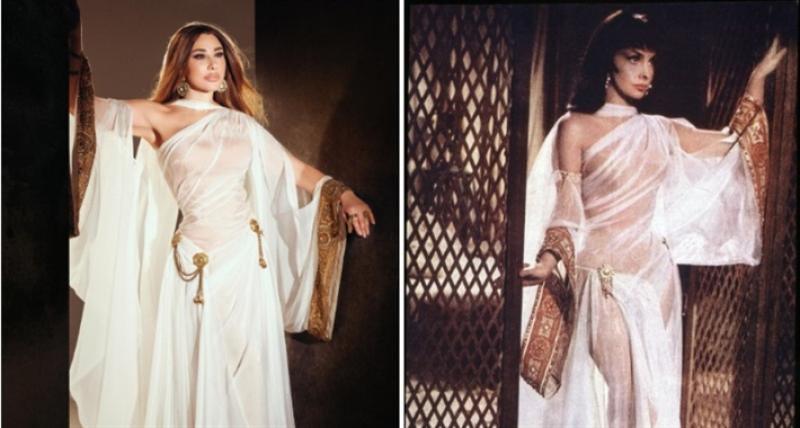 نجوى كرم بفستان عمره 65 عاما