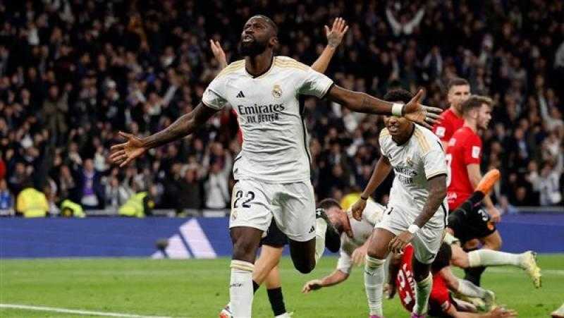 شاهد.. روديجير يقود الريال لانتصار صعب على مايوركا ويحافظ على صدارته للدوري الإسباني