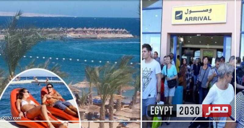 توافد 26 ألف سائح على مطاري الغردقة ومرسى علم خلال موسم السياحة الشتوي