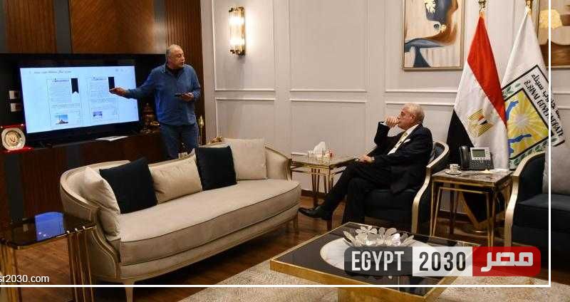 فودة يشهد عرض دراسة تطوير الأنماط المعمارية والسكانية لمحافظة جنوب سيناء