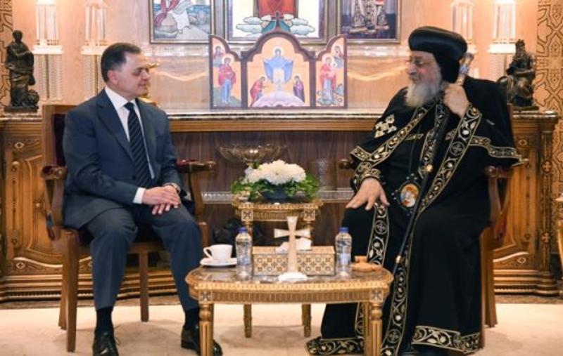 وزير الداخلية يهنئ البابا تواضروس الثاني بمناسبة عيد الميلاد 