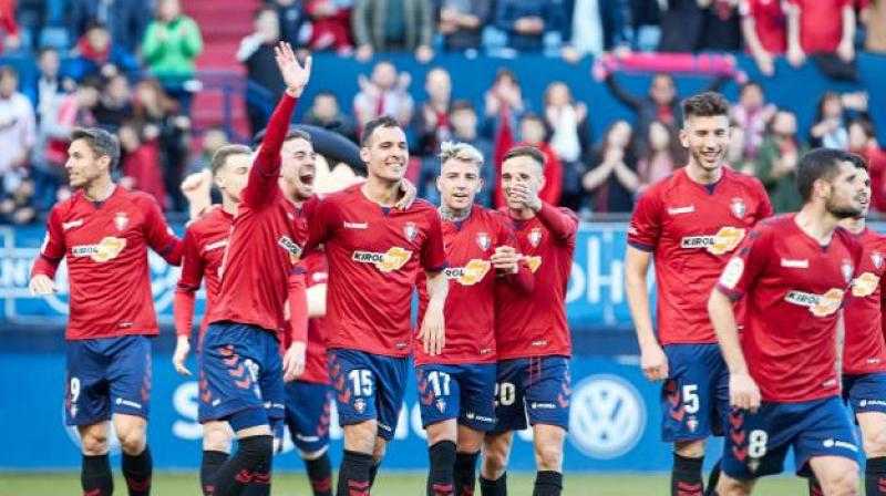 بهدف نظيف.. أوساسونا يفوز على الميريا في الدوري الإسباني