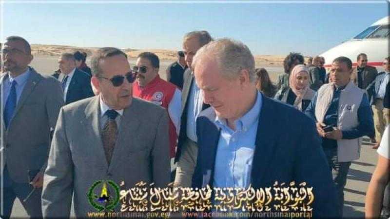 محافظ شمال سيناء يستقبل وفدا من الكونجرس الأمريكي خلال زيارته العريش