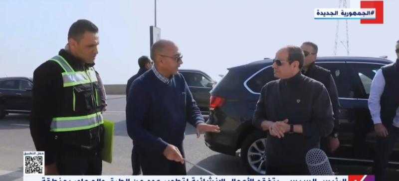 السيسي: التطوير اللي بنعمله بيقدم 15 ألف فدان تنمية عمرانية.. «فيديو»