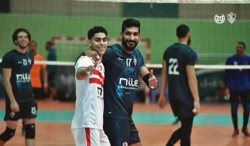 طائرة الزمالك يفوز على الجيش فى بطولة الدوري