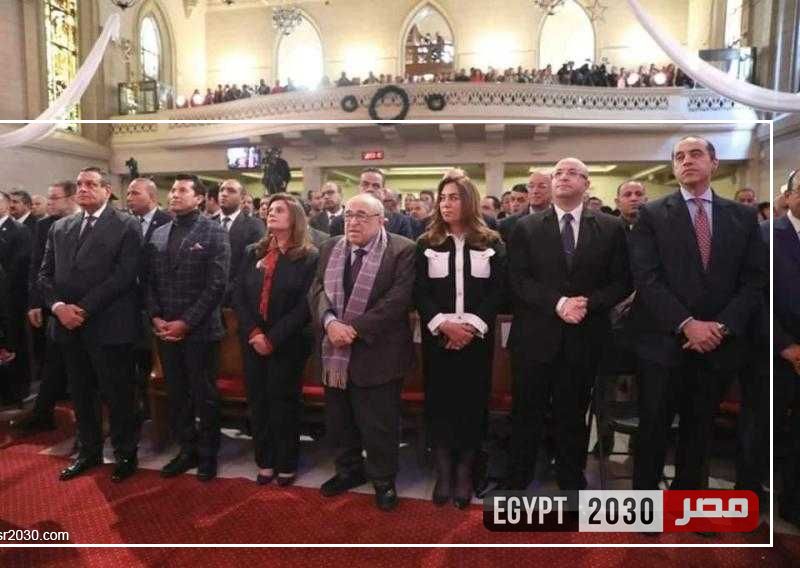 محافظ دمياط تشارك باحتفالات الكنيسة الإنجيلية بعيد الميلاد المجيد