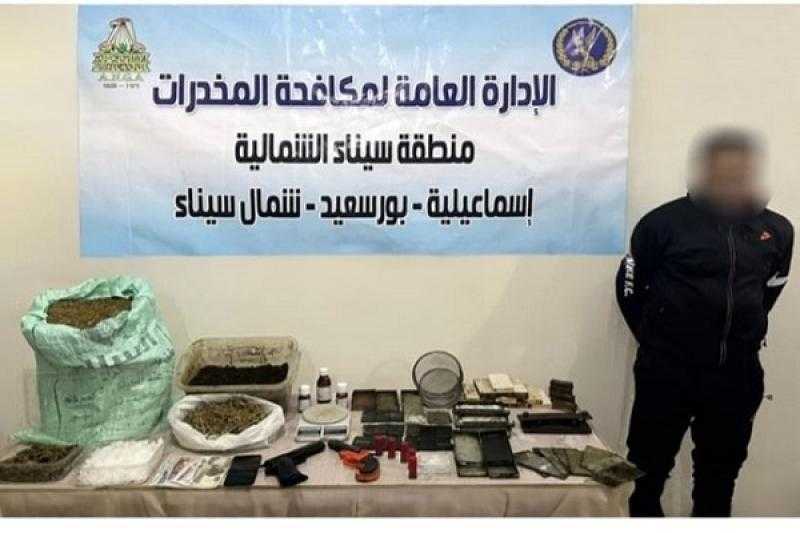 ضبط 3 عاطلين بحوزتهم مواد مخدرة بـ 9 ملايين جنيه قبل ترويجها بالإسماعيلية