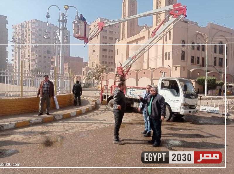 محافظ المنيا : رفع درجة الاستعداد القصوى استعدادًا لاحتفالات عيد الميلاد المجيد